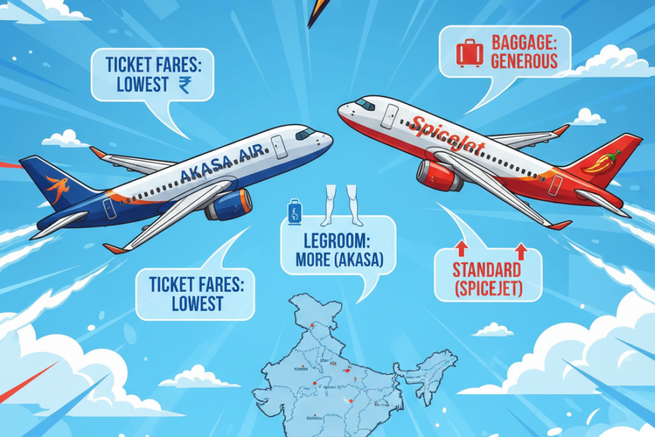 Akasa Air vs SpiceJet
