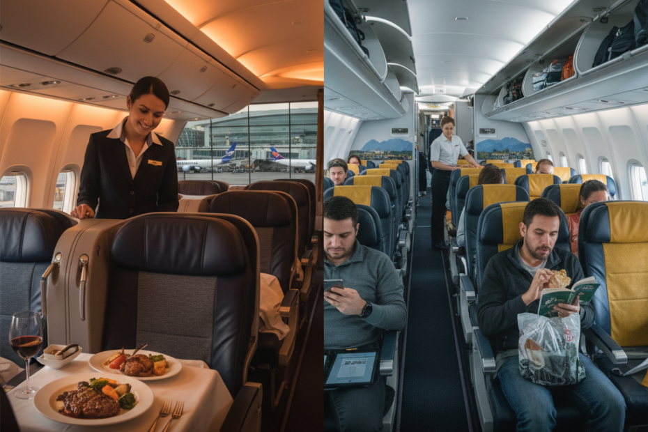 WestJet Premium vs Flair Airlines